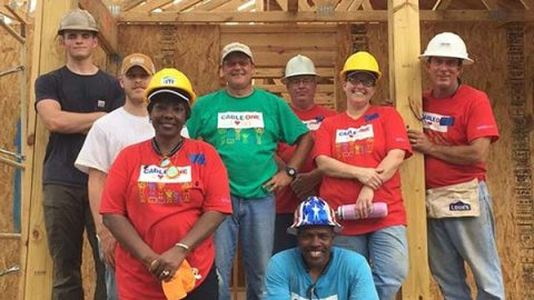 Our Biloxi associates partner with Habitat for Humanity to build homes.