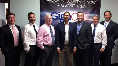 Federal Communications Chairman Ajit Pai visited Cable One.