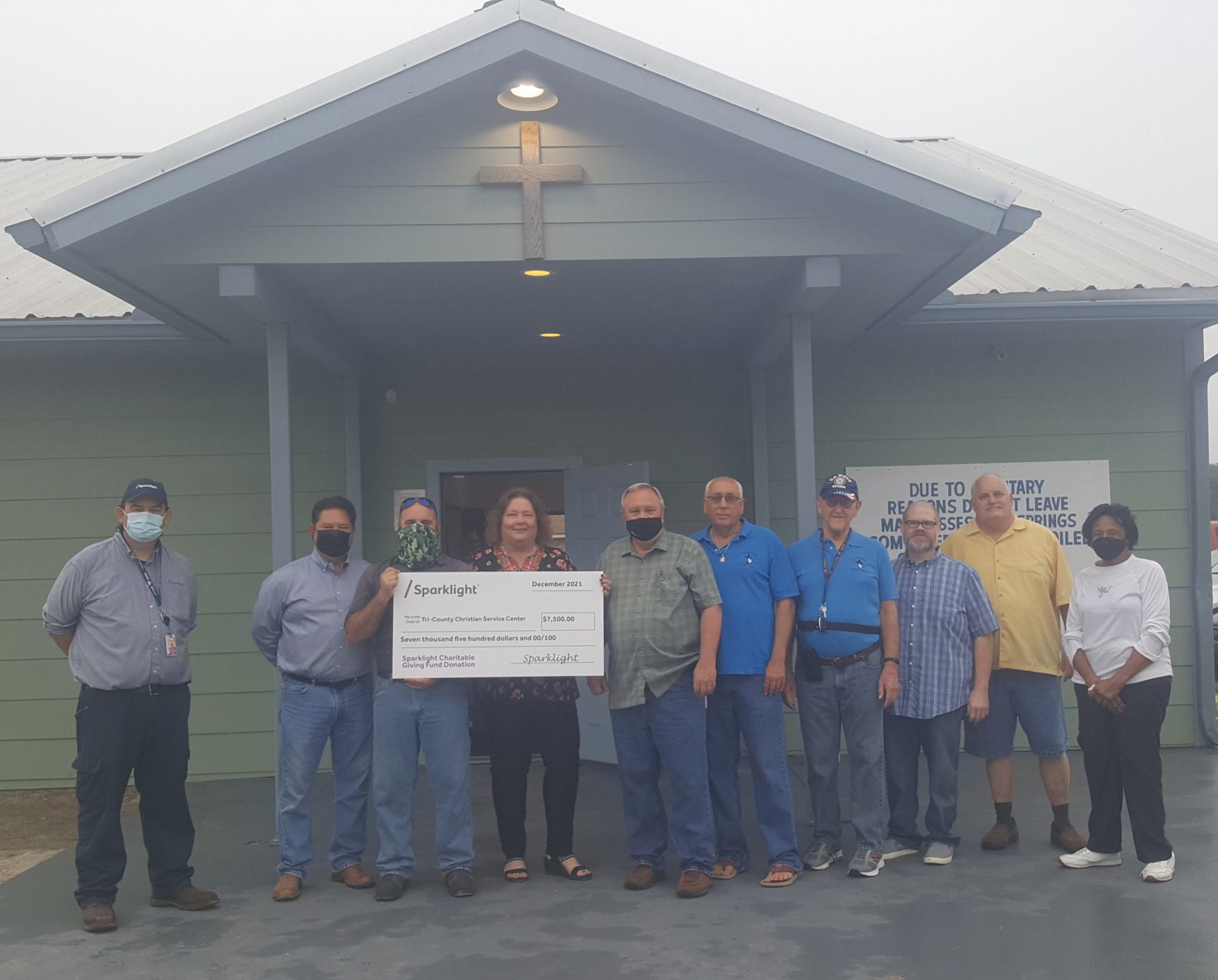 Sparklight Awards 7 500 Grant To Aransas Pass Nonprofit Tri County 